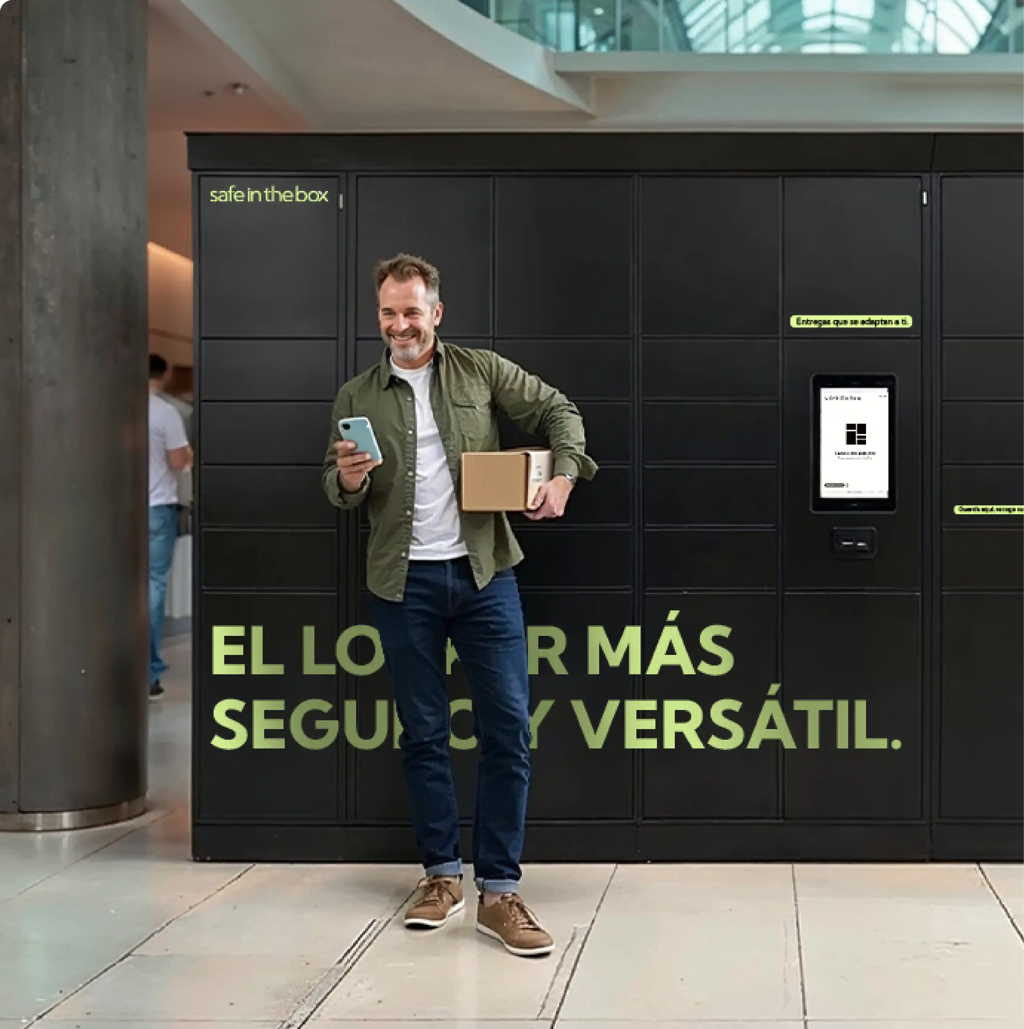 Entrega segura con lockers